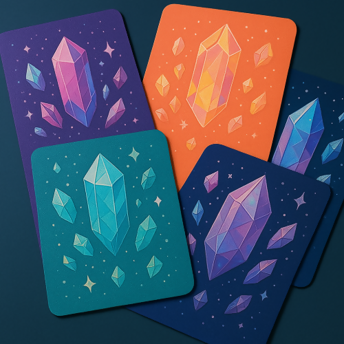 Sports and Active Lifestyle - Dynamic Yoga Mats And Crystal - Pattern - Digital File