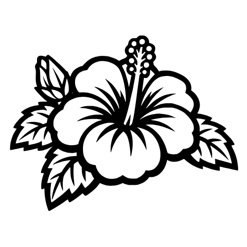State Flower Sketch - Digital File - XCS Friendly