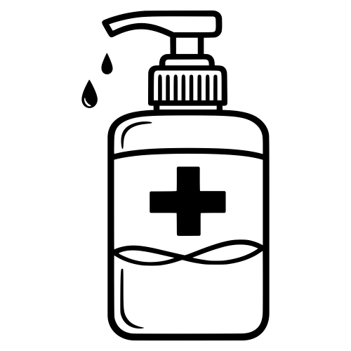 Hand Sanitizer Bottle Icon - Digital File - XCS Friendly Digital My Custom Designs PDF