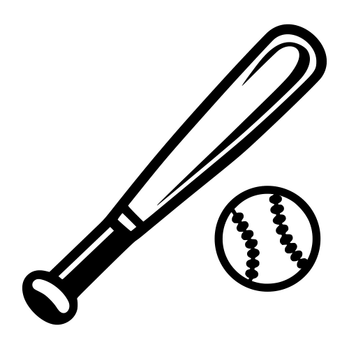 Baseball Bat and Ball - Digital File - XCS Friendly Digital My Custom Designs PDF