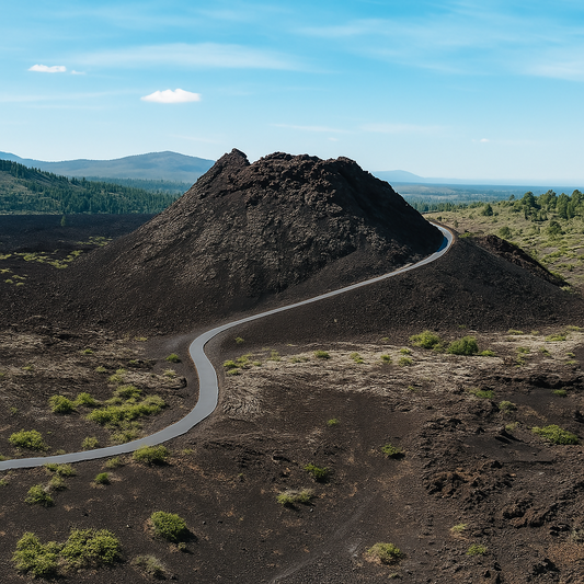 Craters of the Moon National Monument and Preserve - Idaho United States - Rendered - Digital File Digital My Custom Designs PDF