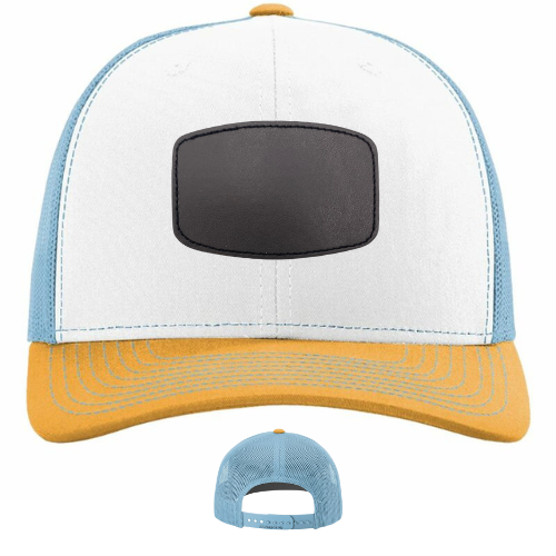 Classic Ball Cap with Customized Curved Rectangle Patch