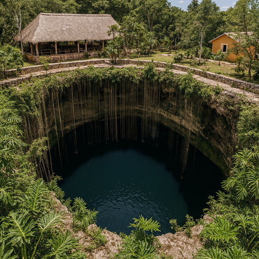 Cenote Ik Kil-Chichén Itzá-Yucatan Mexico - Yucatan Mexico - Rendered - Digital File Digital My Custom Designs PDF
