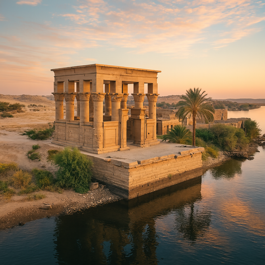 Philae Temple Complex - Aswan Egypt - Africa - Rendered - Digital File Digital My Custom Designs PDF