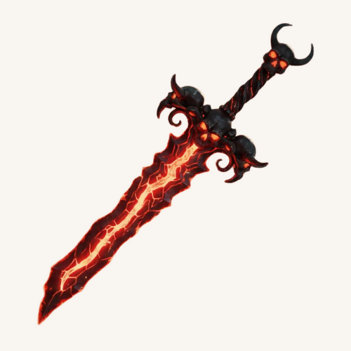 3D Print Ready - Hellfire Sword Tumbler My Custom Designs FBX