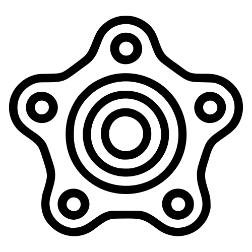 Wheel Hub - Digital File - XCS Friendly Digital My Custom Designs PDF