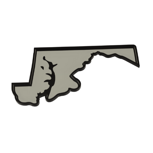 Maryland Wall Lightbox - United States - 3D Print File - Digital File Digital My Custom Designs