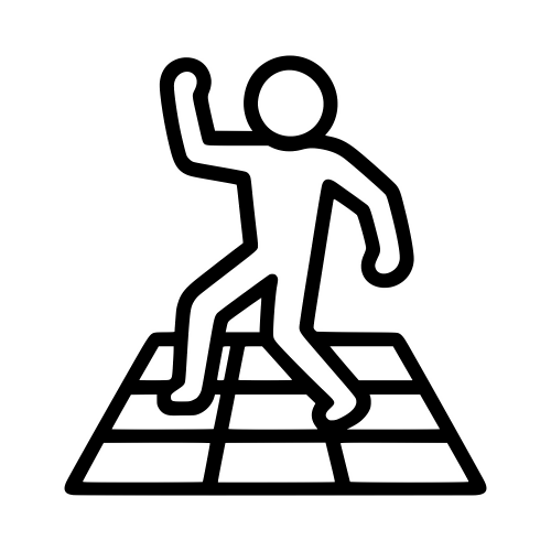 Dance Floor Silhouette - Digital File - XCS Friendly Digital My Custom Designs PDF