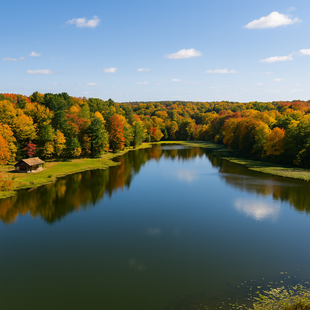 Kendall Lake - Cuyahoga Valley National Park - Ohio United States - Rendered - Digital File Digital My Custom Designs PDF