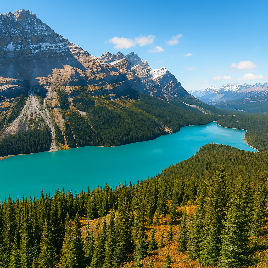 Lake Louise - Banff National Park - Alberta Canada - Rendered - Digital File Digital My Custom Designs PDF