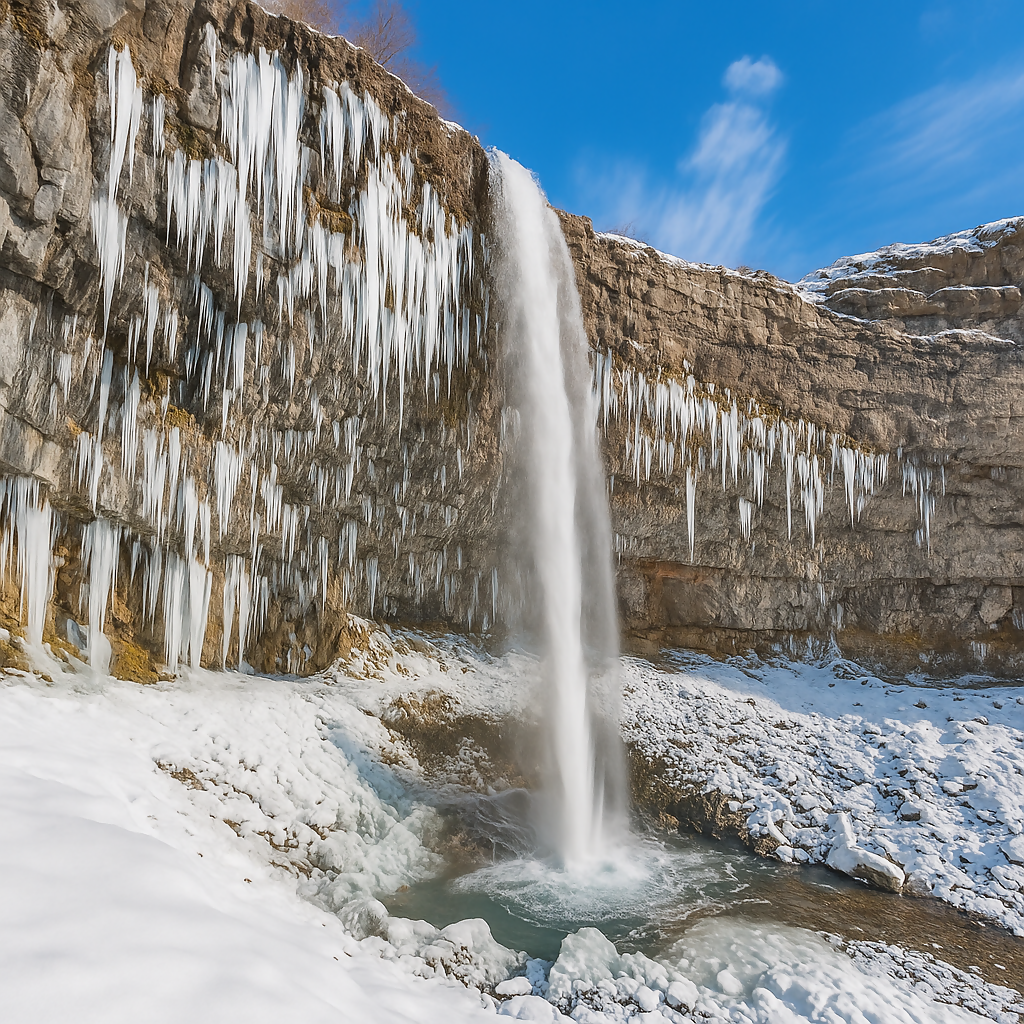 Perrine Coulee Falls - Twin Falls - Idaho United States - Rendered - Digital File Digital My Custom Designs PDF