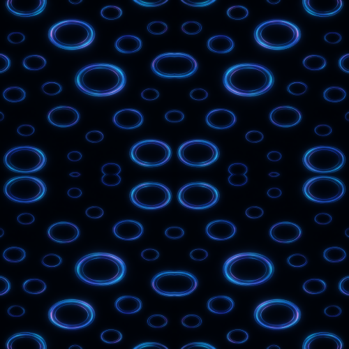 Futuristic and Sci-Fi - Futuristic Hologram Rings Over Deep Black Void - Pattern - Digital File Digital My Custom Designs PDF