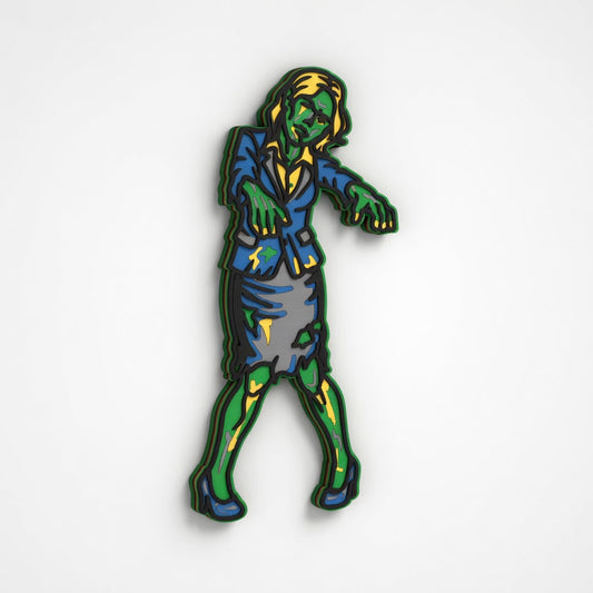 Zombie - Layered Line Design - Digital File Digital My Custom Designs